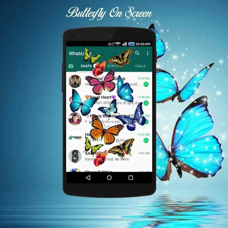 Play Butterfly on screen | Prank app Play Butterfly on screen | Prank app